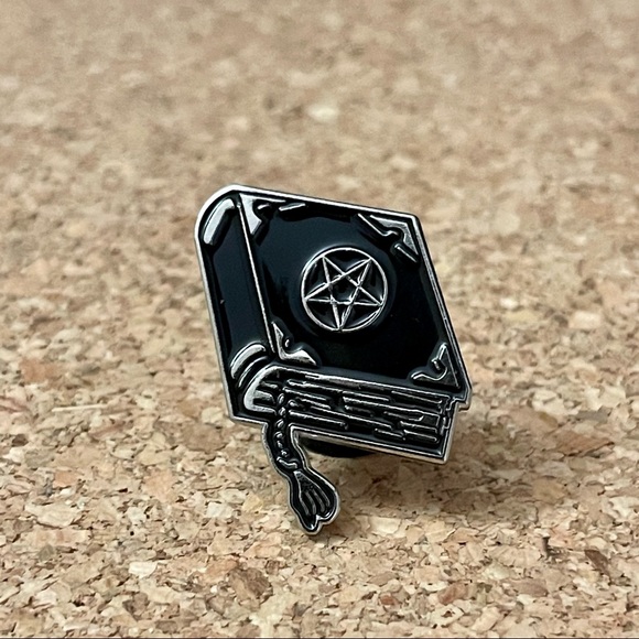 Magic Witch Book Enamel Pin - Picture 4 of 6